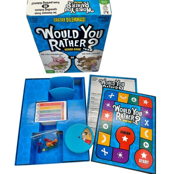 Would You Rather....? Family Board Game Complete Ages 12+ - Picture 5 of 10